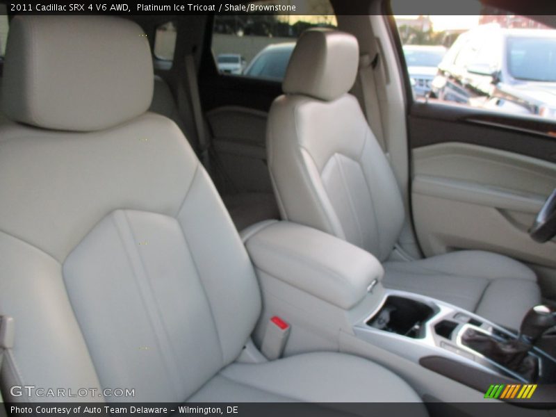 Platinum Ice Tricoat / Shale/Brownstone 2011 Cadillac SRX 4 V6 AWD