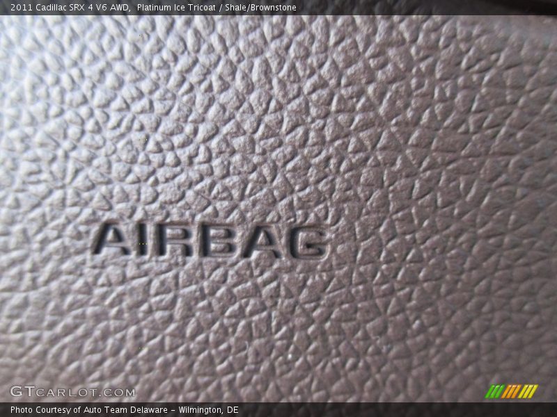 Platinum Ice Tricoat / Shale/Brownstone 2011 Cadillac SRX 4 V6 AWD