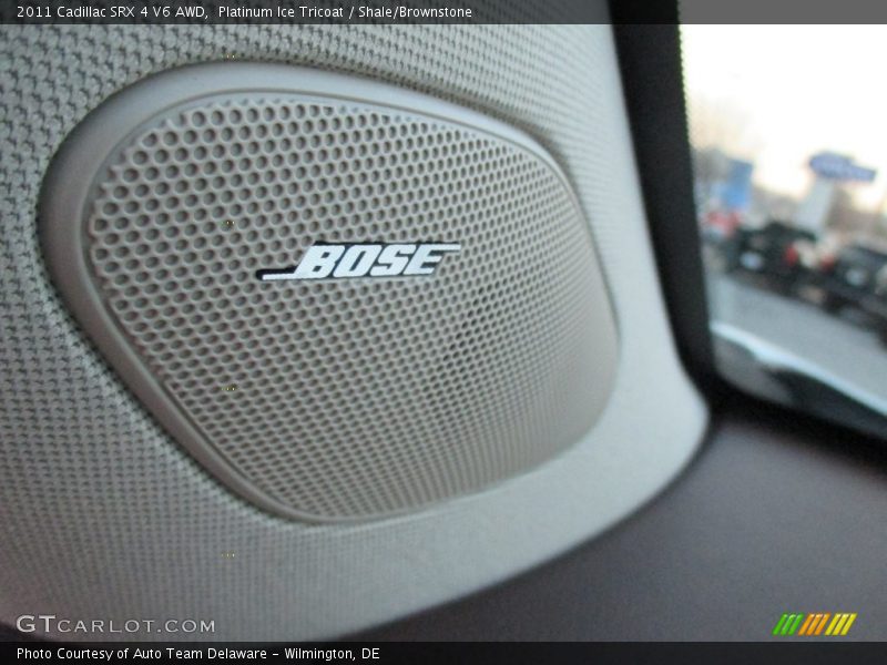 Platinum Ice Tricoat / Shale/Brownstone 2011 Cadillac SRX 4 V6 AWD