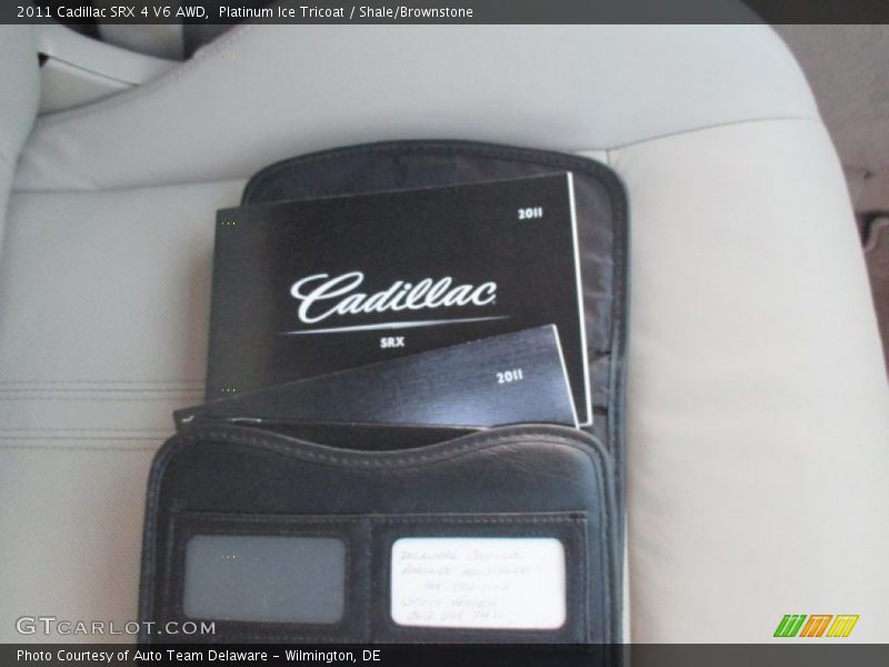 Platinum Ice Tricoat / Shale/Brownstone 2011 Cadillac SRX 4 V6 AWD