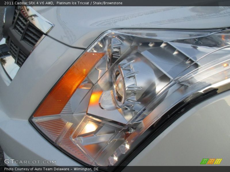 Platinum Ice Tricoat / Shale/Brownstone 2011 Cadillac SRX 4 V6 AWD