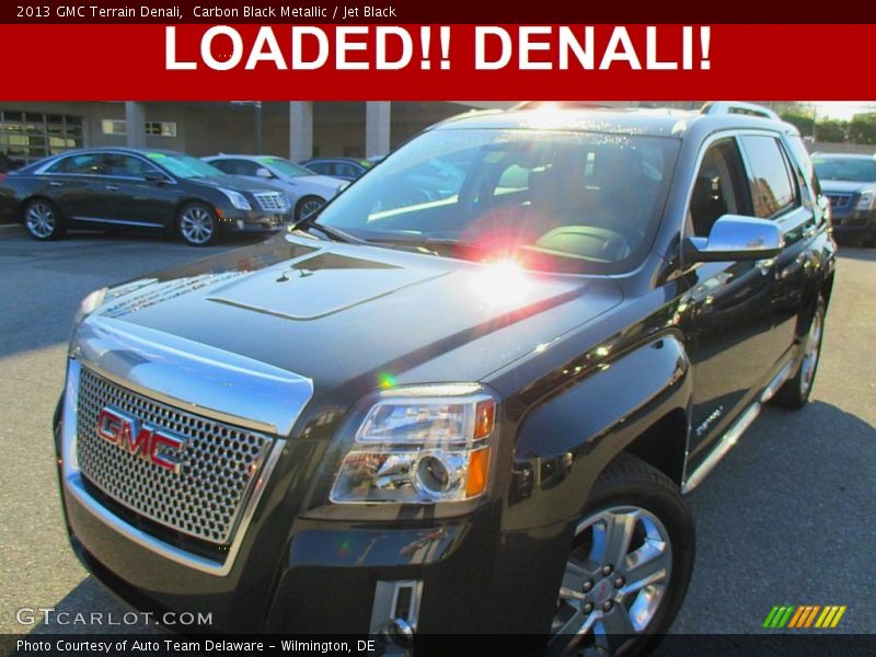 Carbon Black Metallic / Jet Black 2013 GMC Terrain Denali