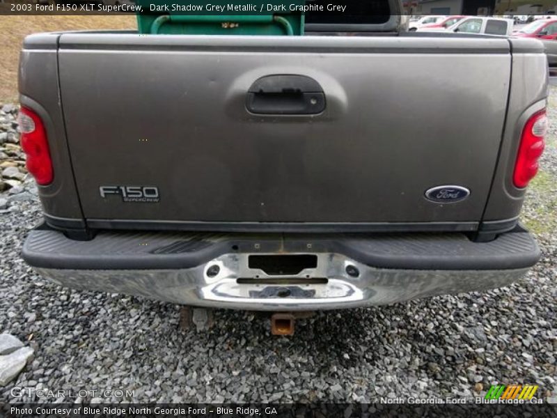 Dark Shadow Grey Metallic / Dark Graphite Grey 2003 Ford F150 XLT SuperCrew