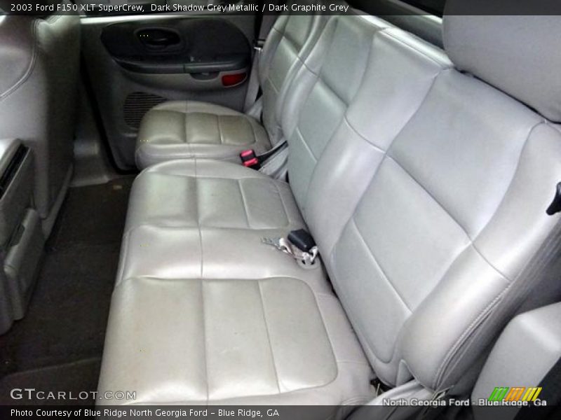 Dark Shadow Grey Metallic / Dark Graphite Grey 2003 Ford F150 XLT SuperCrew