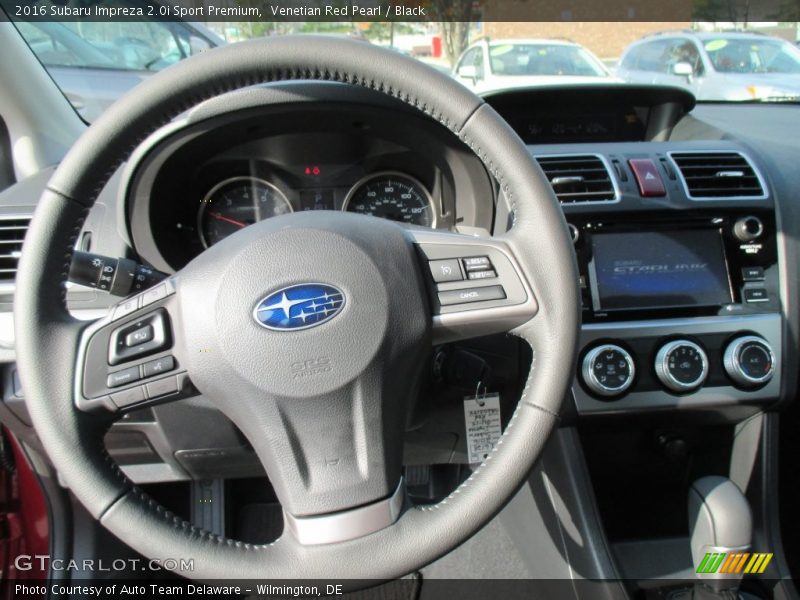 Venetian Red Pearl / Black 2016 Subaru Impreza 2.0i Sport Premium