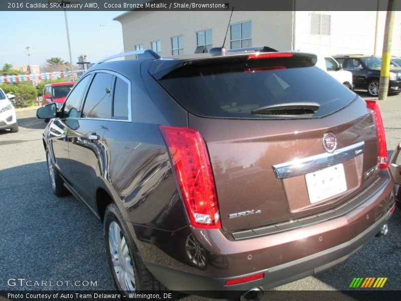 Cocoa Bronze Metallic / Shale/Brownstone 2016 Cadillac SRX Luxury AWD
