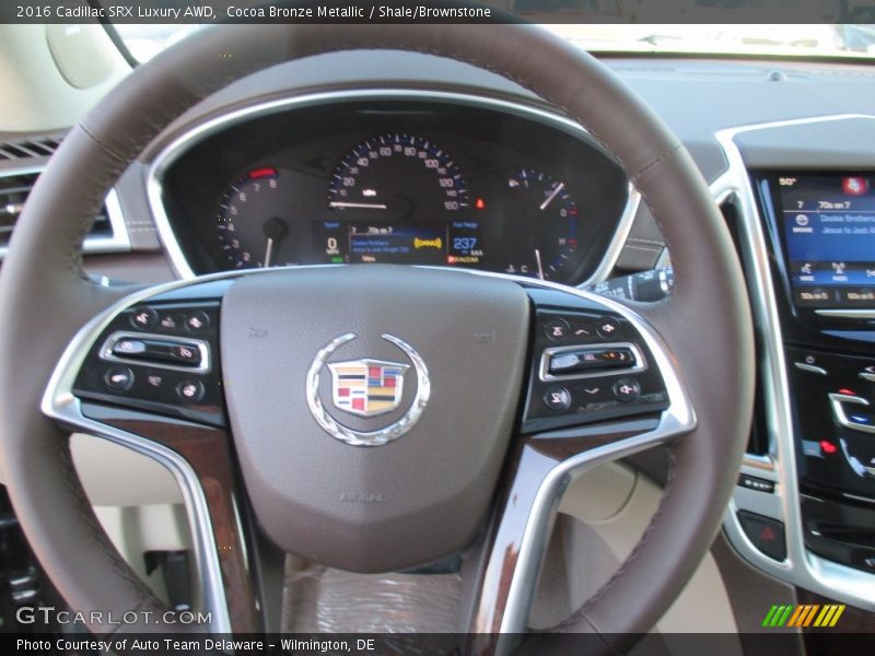 Cocoa Bronze Metallic / Shale/Brownstone 2016 Cadillac SRX Luxury AWD
