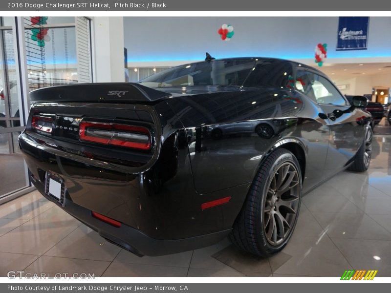 Pitch Black / Black 2016 Dodge Challenger SRT Hellcat