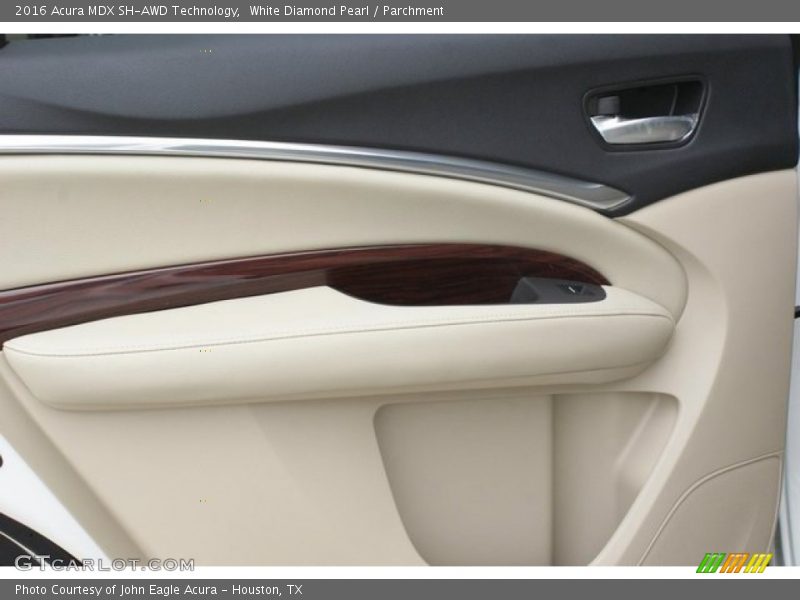 White Diamond Pearl / Parchment 2016 Acura MDX SH-AWD Technology