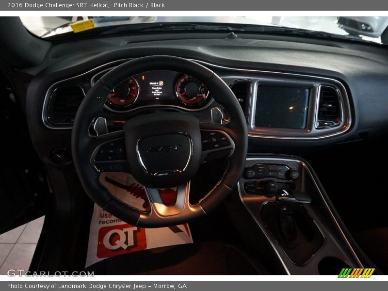 Pitch Black / Black 2016 Dodge Challenger SRT Hellcat