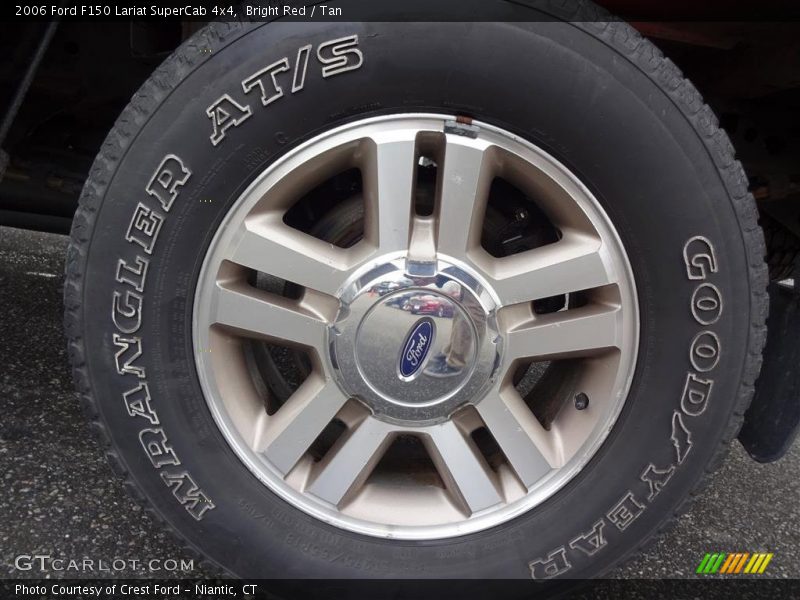 Bright Red / Tan 2006 Ford F150 Lariat SuperCab 4x4