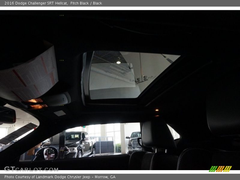 Pitch Black / Black 2016 Dodge Challenger SRT Hellcat