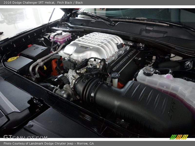 Pitch Black / Black 2016 Dodge Challenger SRT Hellcat