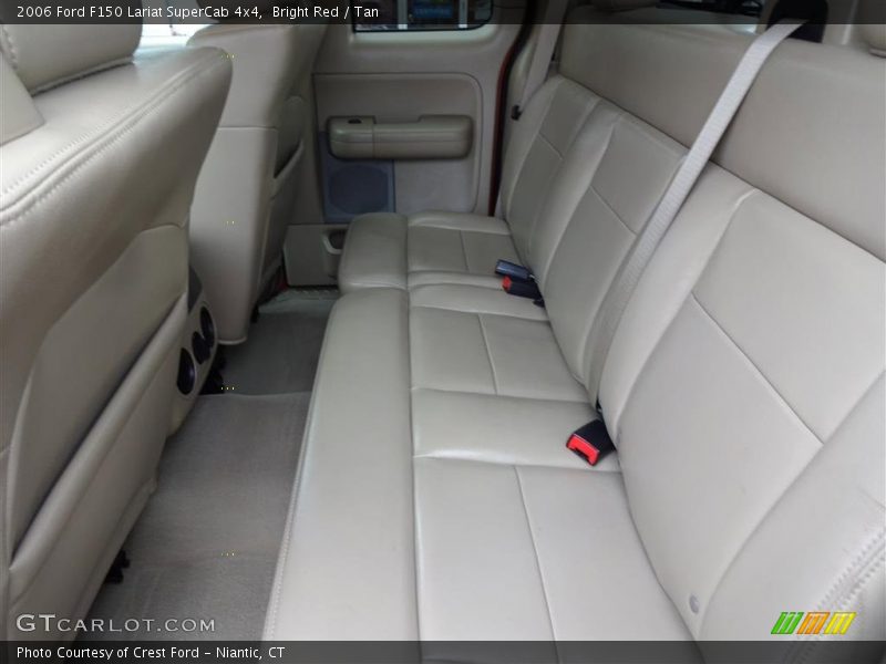 Bright Red / Tan 2006 Ford F150 Lariat SuperCab 4x4