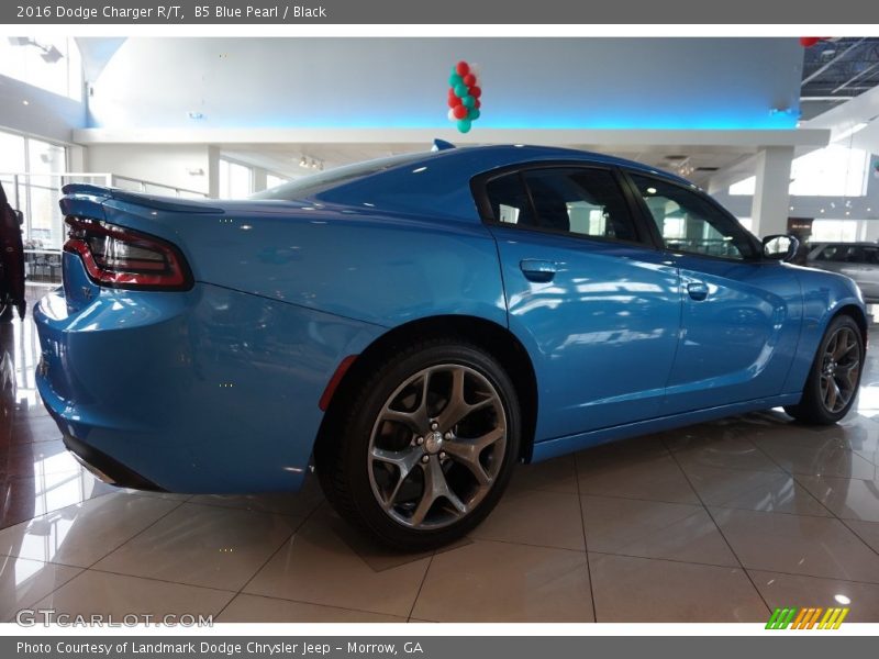 B5 Blue Pearl / Black 2016 Dodge Charger R/T