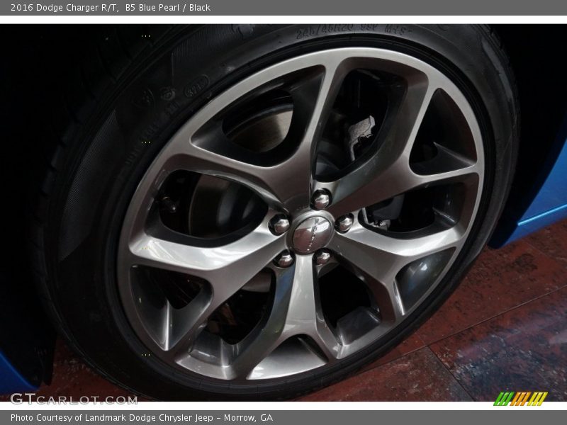 B5 Blue Pearl / Black 2016 Dodge Charger R/T