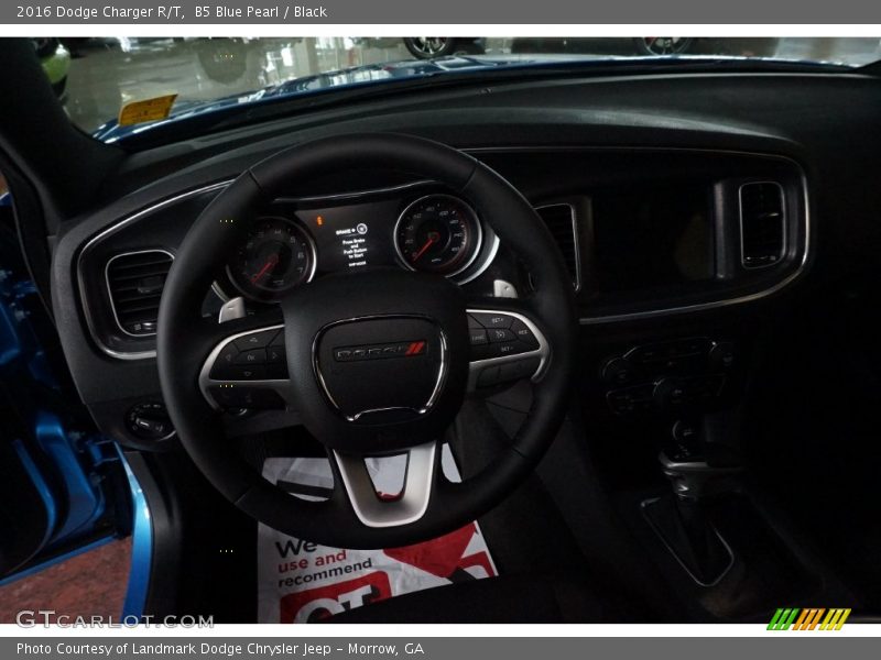 B5 Blue Pearl / Black 2016 Dodge Charger R/T