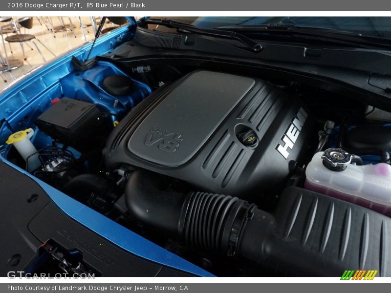B5 Blue Pearl / Black 2016 Dodge Charger R/T