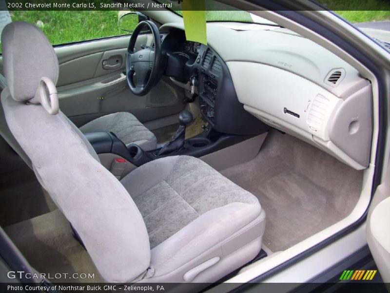 Sandrift Metallic / Neutral 2002 Chevrolet Monte Carlo LS