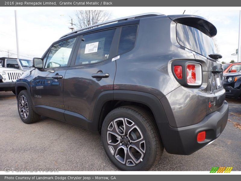 Granite Crystal Metallic / Black 2016 Jeep Renegade Limited