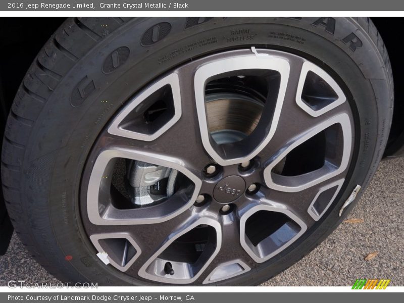 Granite Crystal Metallic / Black 2016 Jeep Renegade Limited