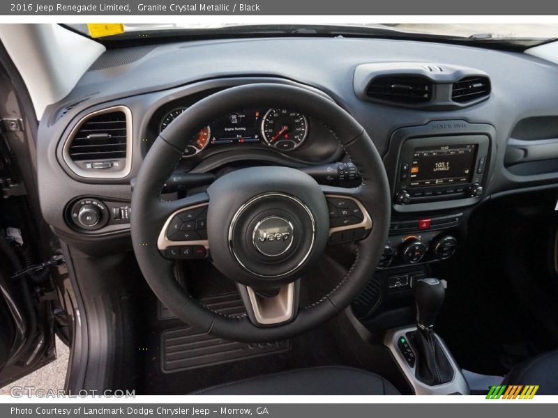 Granite Crystal Metallic / Black 2016 Jeep Renegade Limited