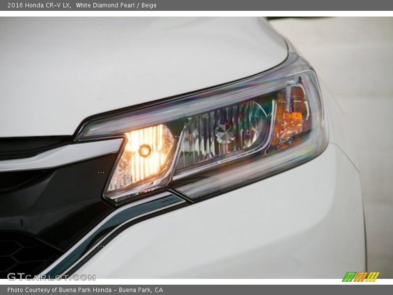 White Diamond Pearl / Beige 2016 Honda CR-V LX