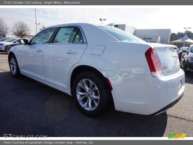 Bright White / Black/Linen 2016 Chrysler 300 Limited