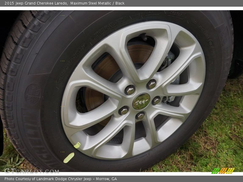 Maximum Steel Metallic / Black 2015 Jeep Grand Cherokee Laredo