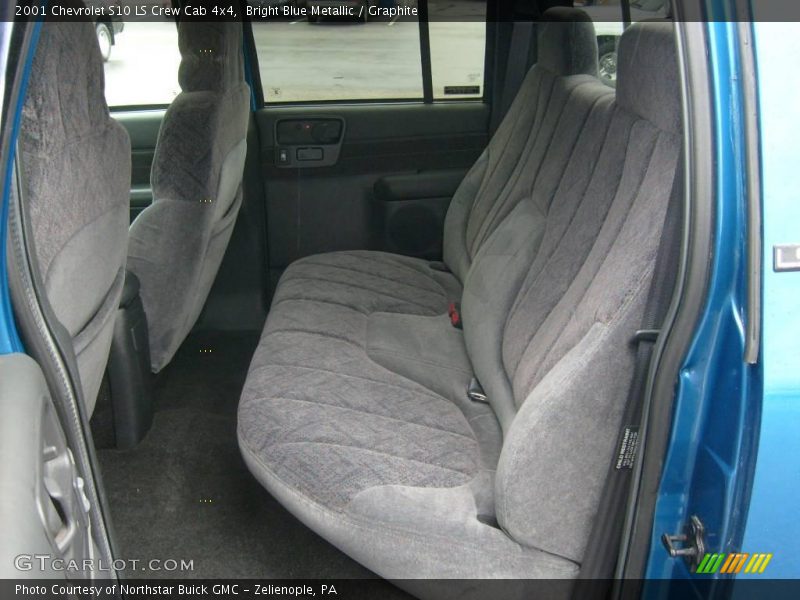 Bright Blue Metallic / Graphite 2001 Chevrolet S10 LS Crew Cab 4x4