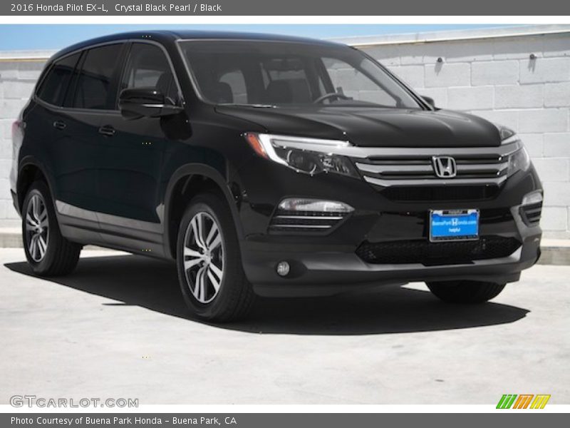 Crystal Black Pearl / Black 2016 Honda Pilot EX-L