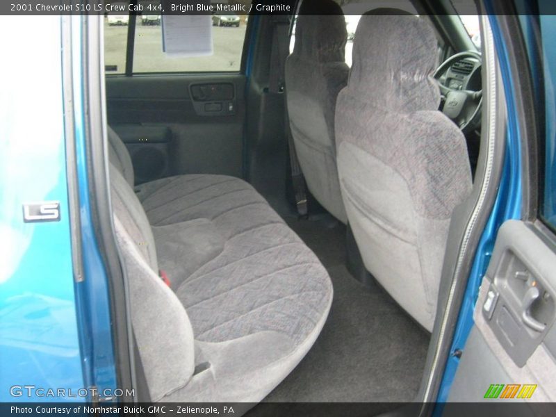 Bright Blue Metallic / Graphite 2001 Chevrolet S10 LS Crew Cab 4x4