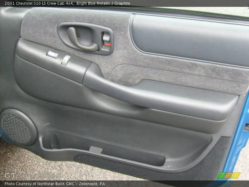 Bright Blue Metallic / Graphite 2001 Chevrolet S10 LS Crew Cab 4x4