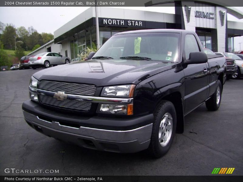 Black / Dark Charcoal 2004 Chevrolet Silverado 1500 Regular Cab