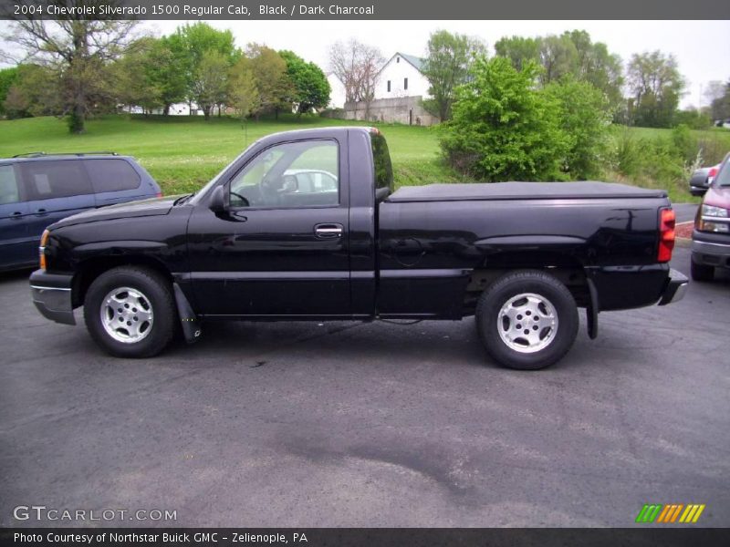 Black / Dark Charcoal 2004 Chevrolet Silverado 1500 Regular Cab