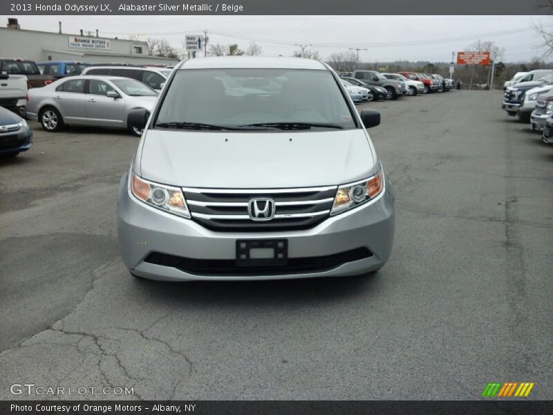 Alabaster Silver Metallic / Beige 2013 Honda Odyssey LX