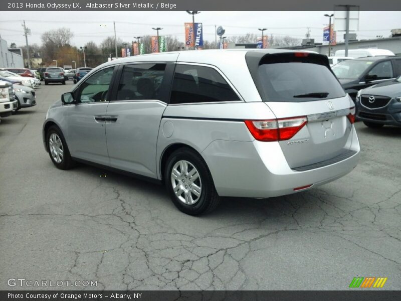 Alabaster Silver Metallic / Beige 2013 Honda Odyssey LX