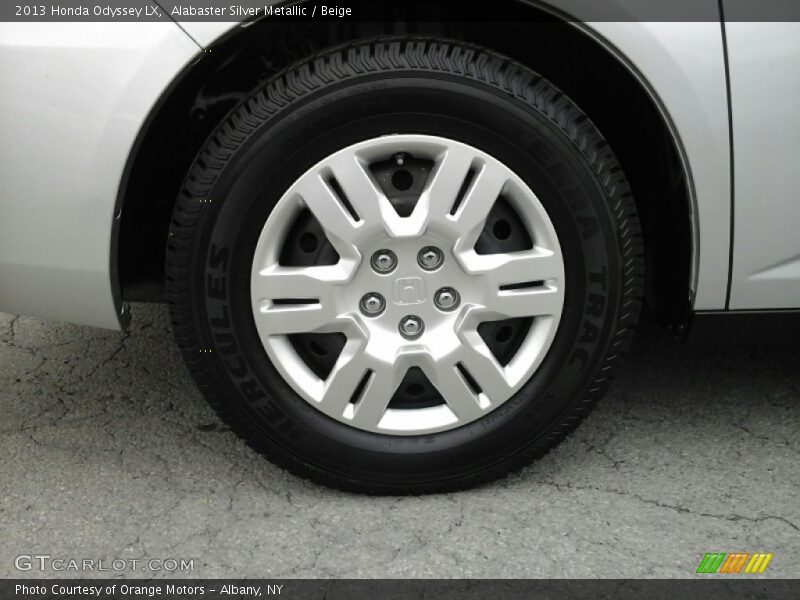 Alabaster Silver Metallic / Beige 2013 Honda Odyssey LX