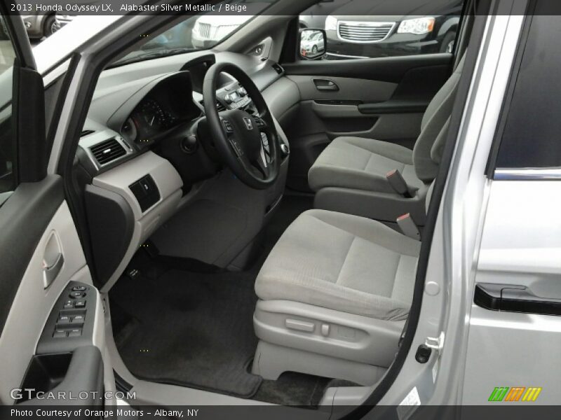 Alabaster Silver Metallic / Beige 2013 Honda Odyssey LX
