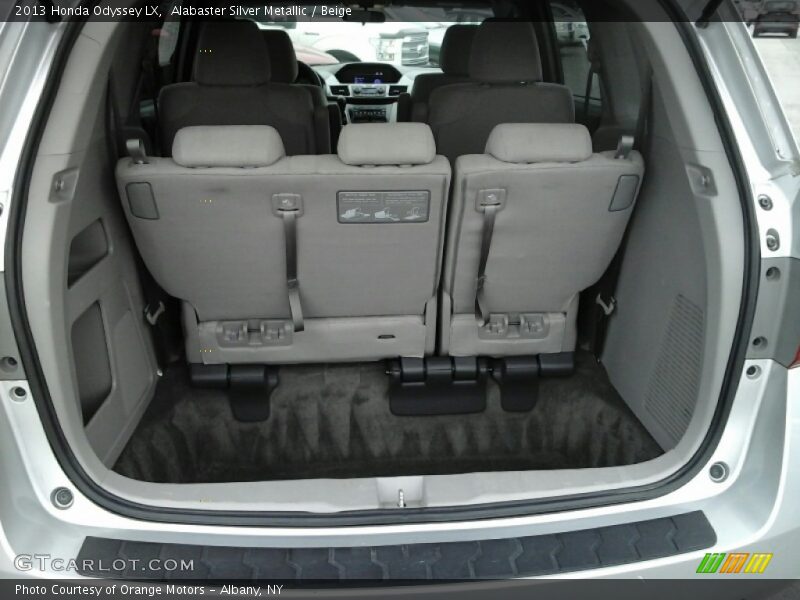 Alabaster Silver Metallic / Beige 2013 Honda Odyssey LX