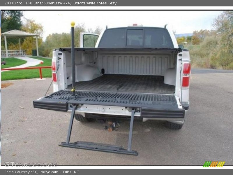 Oxford White / Steel Grey 2014 Ford F150 Lariat SuperCrew 4x4
