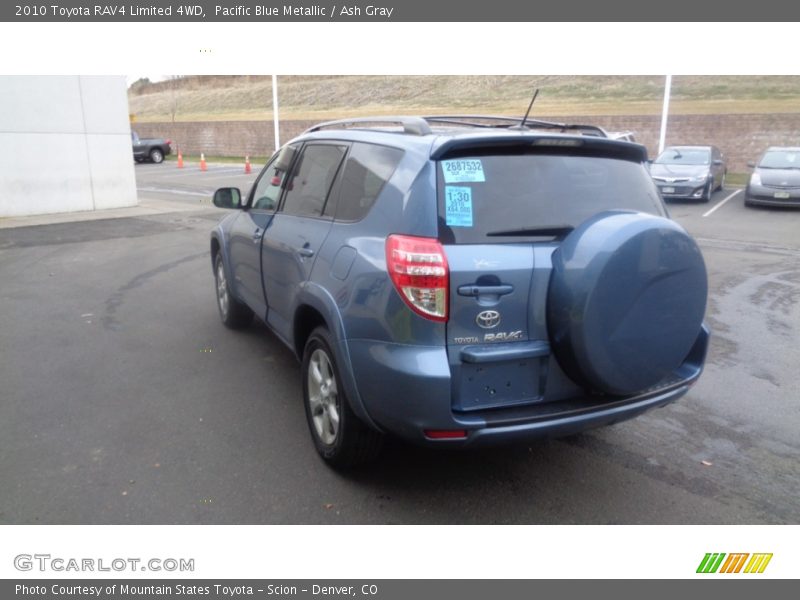 Pacific Blue Metallic / Ash Gray 2010 Toyota RAV4 Limited 4WD