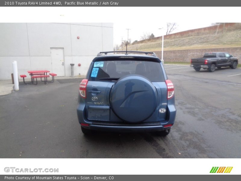 Pacific Blue Metallic / Ash Gray 2010 Toyota RAV4 Limited 4WD