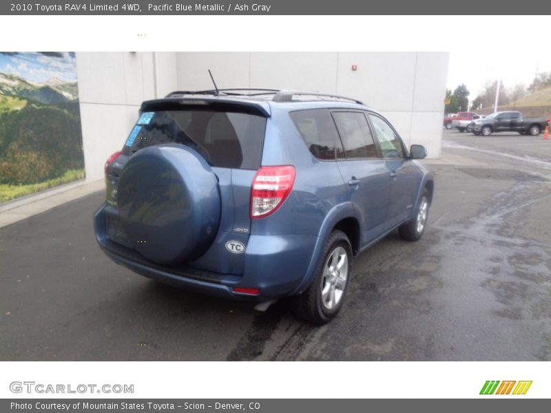 Pacific Blue Metallic / Ash Gray 2010 Toyota RAV4 Limited 4WD