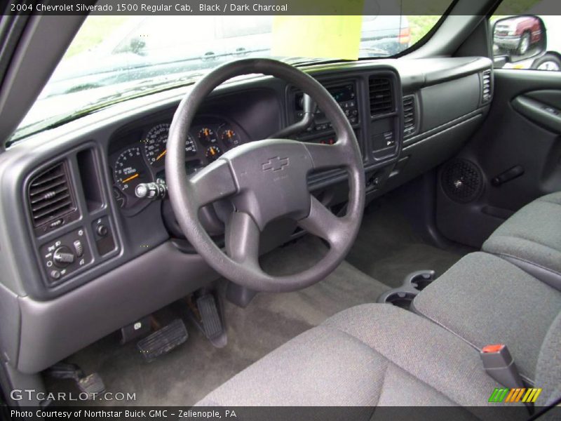 Black / Dark Charcoal 2004 Chevrolet Silverado 1500 Regular Cab