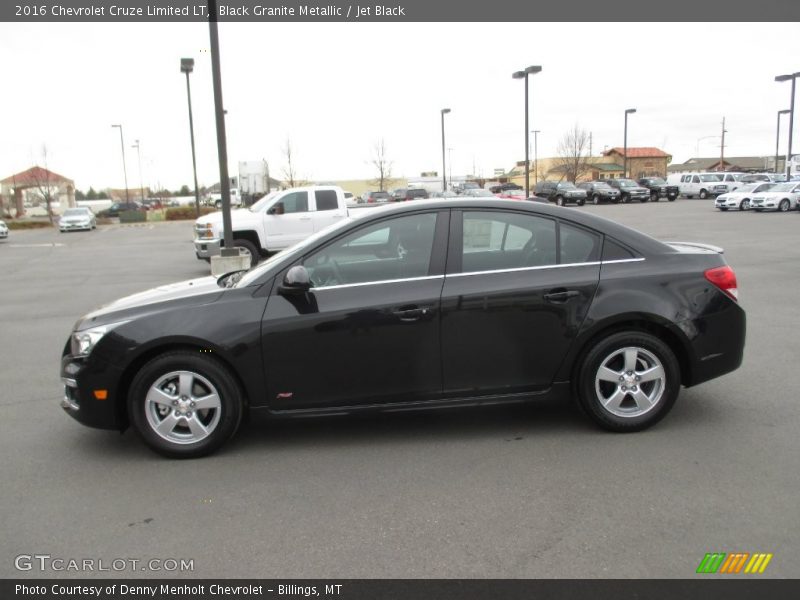 Black Granite Metallic / Jet Black 2016 Chevrolet Cruze Limited LT