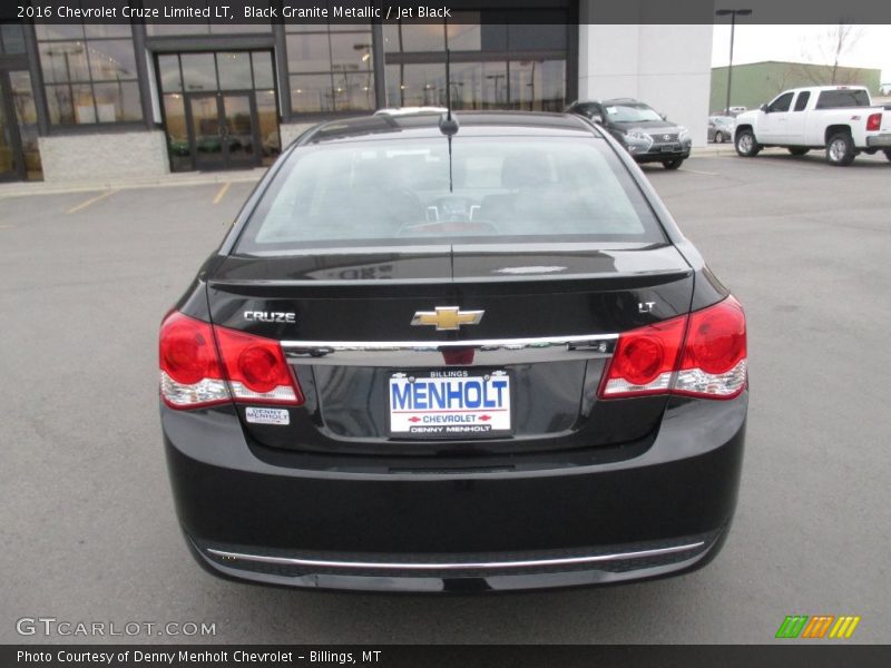 Black Granite Metallic / Jet Black 2016 Chevrolet Cruze Limited LT