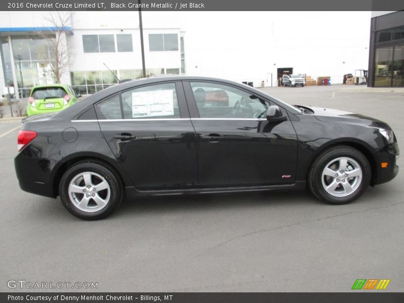 Black Granite Metallic / Jet Black 2016 Chevrolet Cruze Limited LT