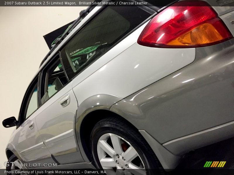 Brilliant Silver Metallic / Charcoal Leather 2007 Subaru Outback 2.5i Limited Wagon