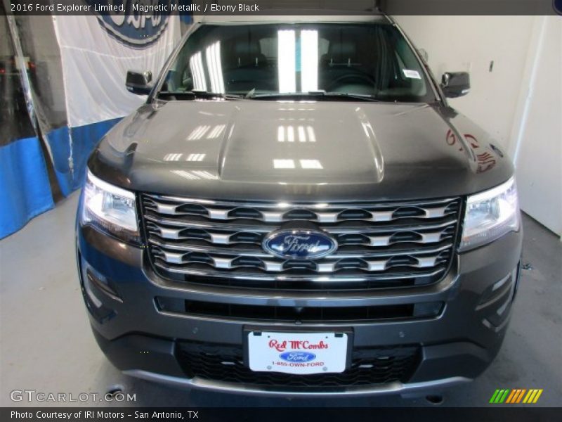 Magnetic Metallic / Ebony Black 2016 Ford Explorer Limited